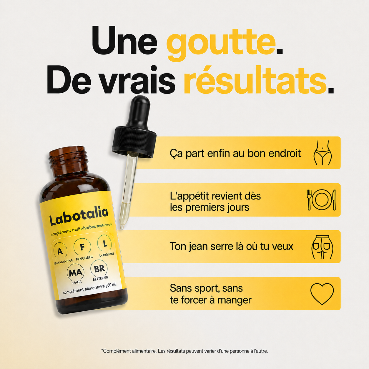 Labotalia® - Visible results in 90 days, naturally.