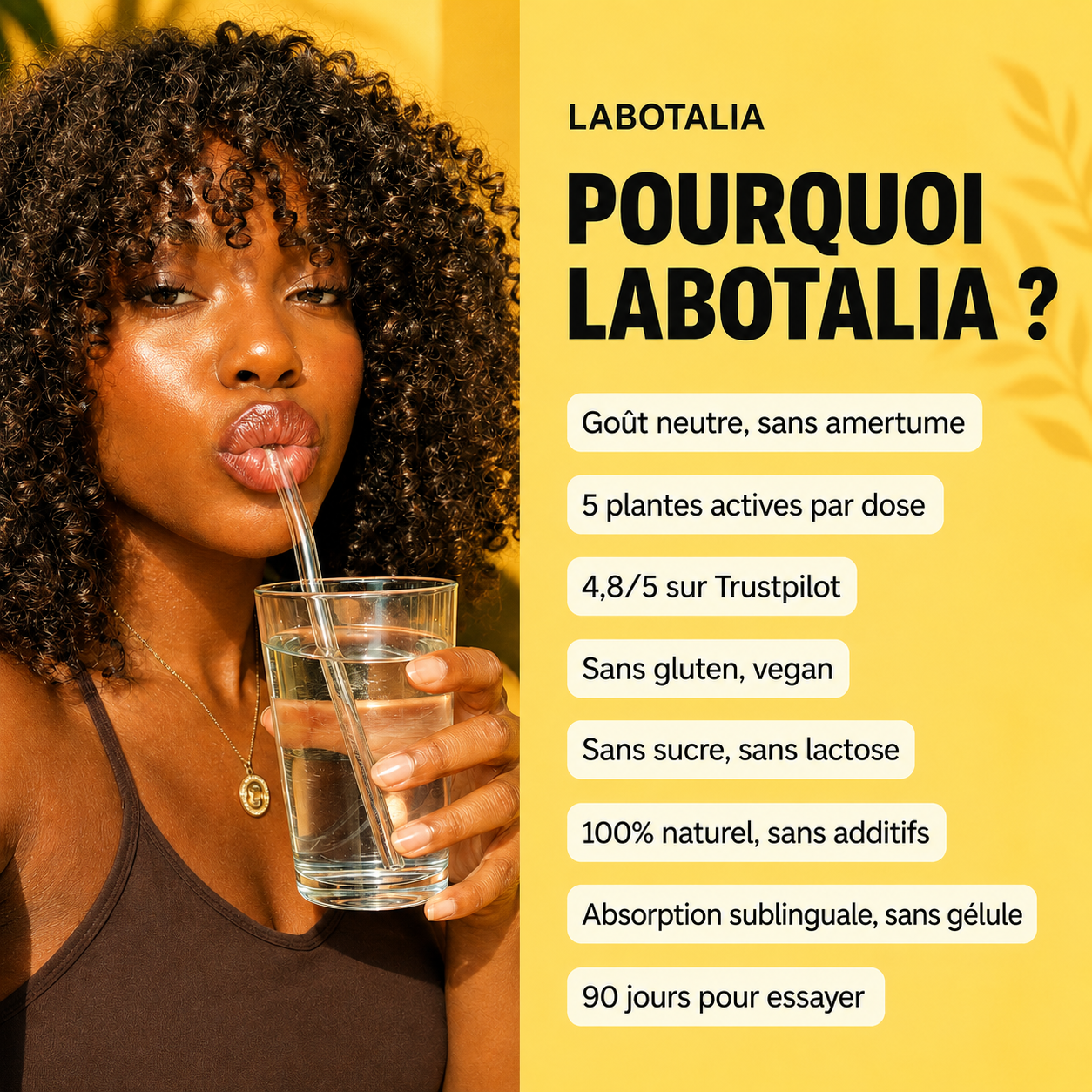 Labotalia® - Visible results in 90 days, naturally.